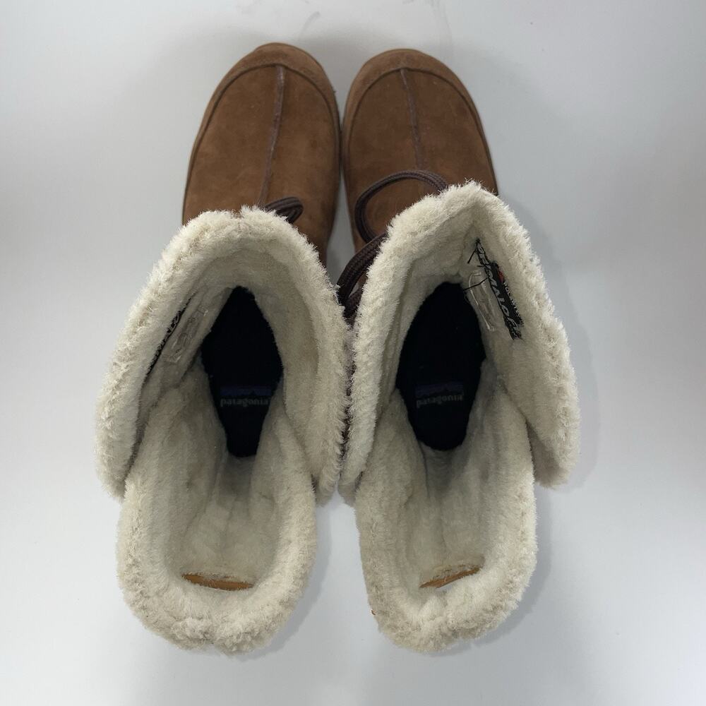 Patagonia Attlee Tie Primaloft Winter Boots Womens Size 9.5 200 Grams Waterproof - Picture 6 of 11